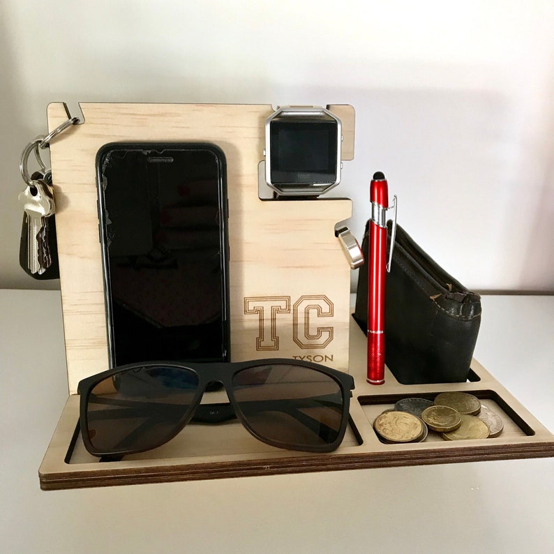 Nightstand Valet Phone Charging Dock / Stand / Station for Etsy Australia