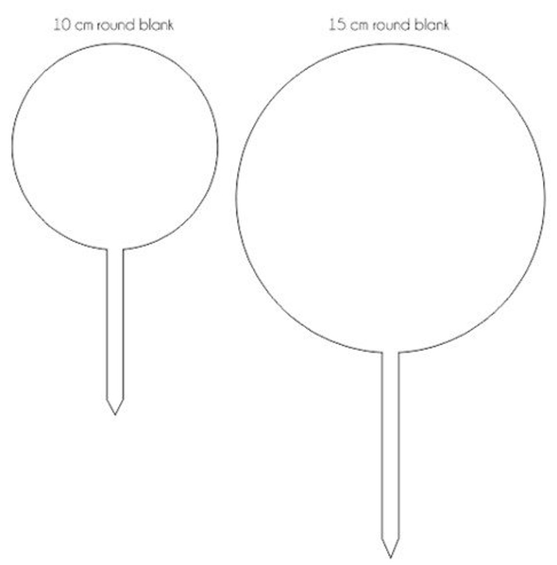 Cake Topper Blank Acrylic Round / Heart / Rectangle - Etsy Australia