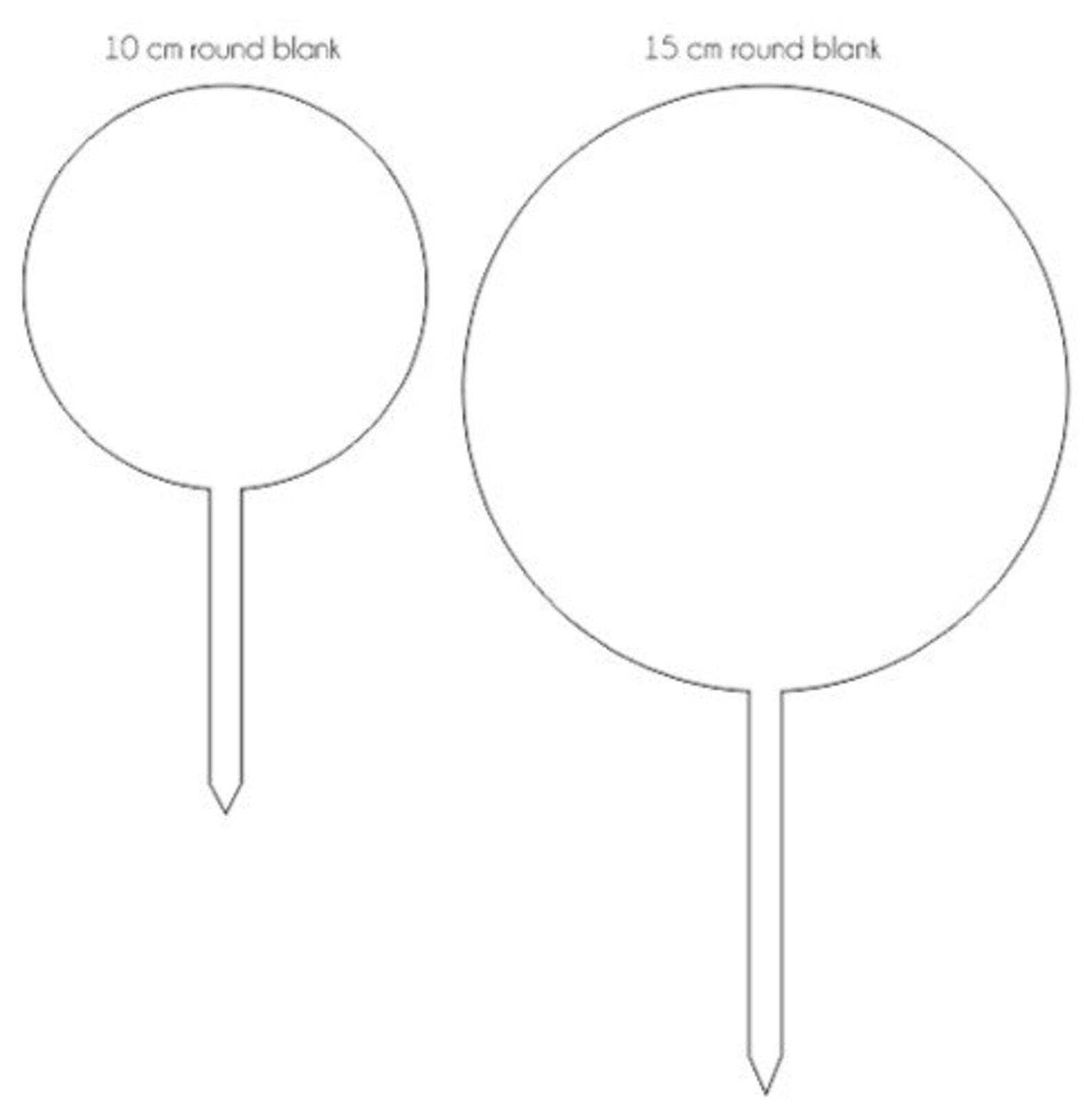 Cake Topper Blank Acrylic Round / Heart / Rectangle Etsy Australia