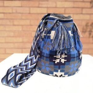 Original Crochet Handmade Bags Mochilas Wayuu CIELO MAR COLLECTION Colombia