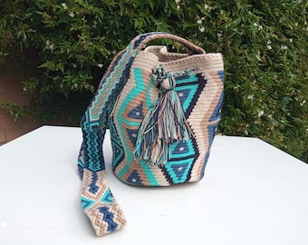 Authentic Handmade Bags Mochilas Wayuu CARNAVAL COLLECTION MEDIANA From Colombia