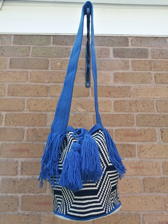 Original Crochet Handmade Bags Mochilas Wayuu CIELO MAR COLLECTION Colombia Etsy UK