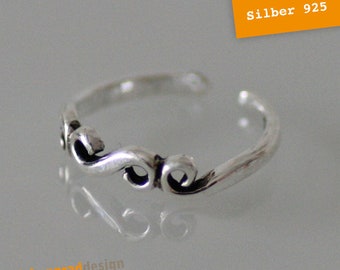 Zehring 925 silver - "Kringel" - filigree