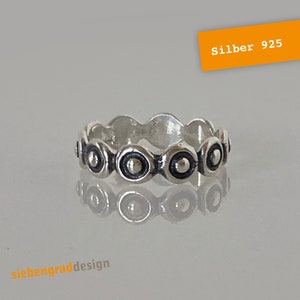 Narrow silver ring - silver 925 - "circle" - different sizes