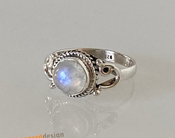 Silber-Ring - Mondstein - Silber 925 - SR4 - Silber 925 - verschiedene Größen