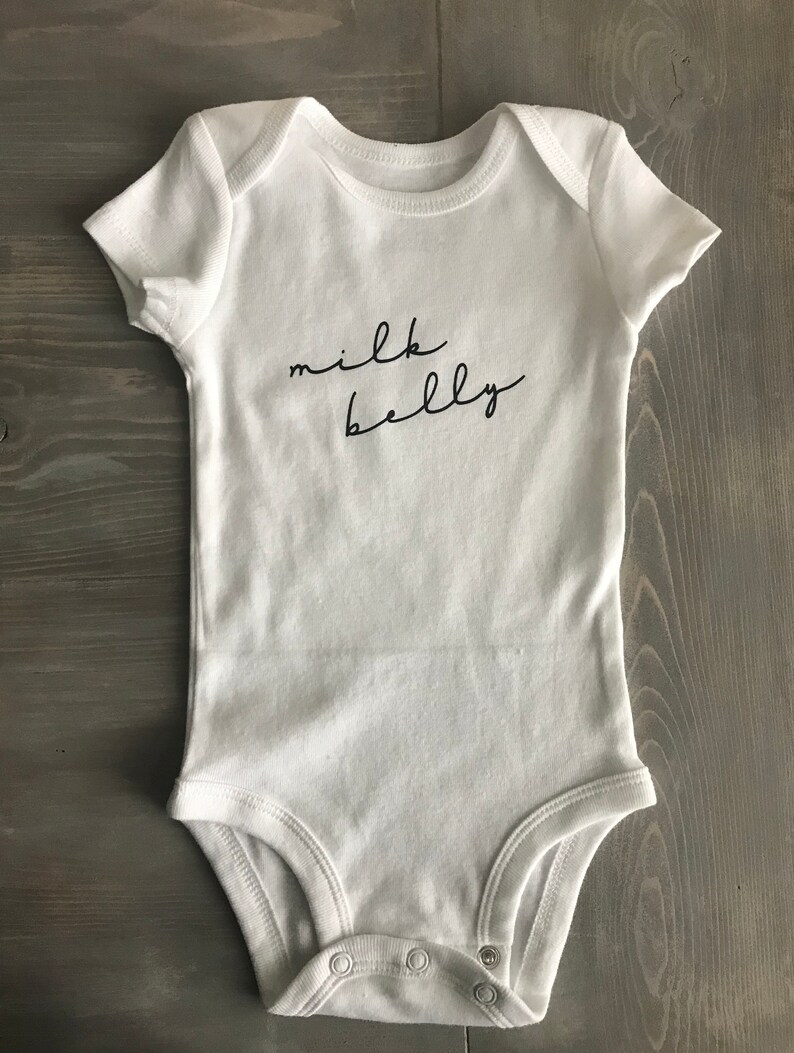 milk belly onesie