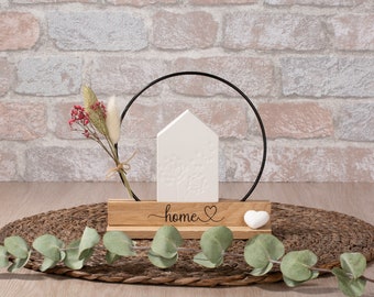 Decorative stand-metal ring decoration house