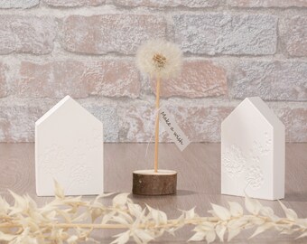 House with dandelions made of Keraflott