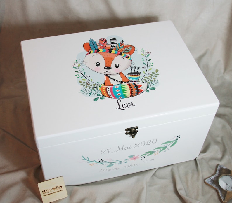 Die schönsten Erinnerungsboxen zur Geburt Deines Babys + 26 zauberhafte Ideen was da alles reinkommt!