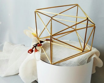 Geometric Wedding Cake Stand, Minimalist Cake Spacer, Round Tiered Cake Stand, Tier Separator, Food Serving Stand