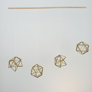 Mobile cinetico, ornamento appeso in metallo moderno, arte mobile, arredamento mobile Nurcery, Arte soggiorno, Foto prop