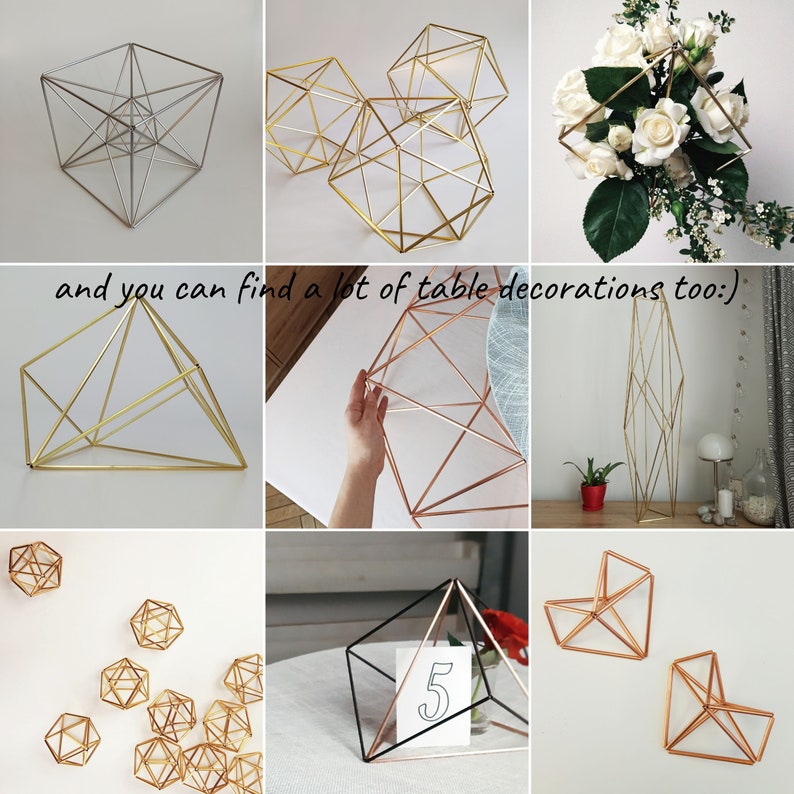 Square wedding cake stand Geometric cake riser Modern Etsy