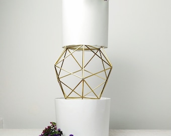 Séparateur de gâteau de niveau rond, entretoise de gâteau de mariage sphère, support de gâteau géométrique en métal