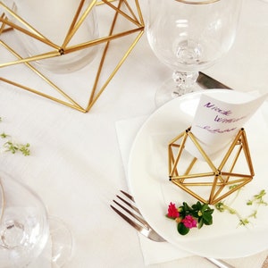Tischnummer Halter, minimalistische Hochzeitsdeko, Gold Himmeli Kugeln, minimalistische Tischdekoration, D20 Ornament, Fotoshooting Prop, Vase Filer