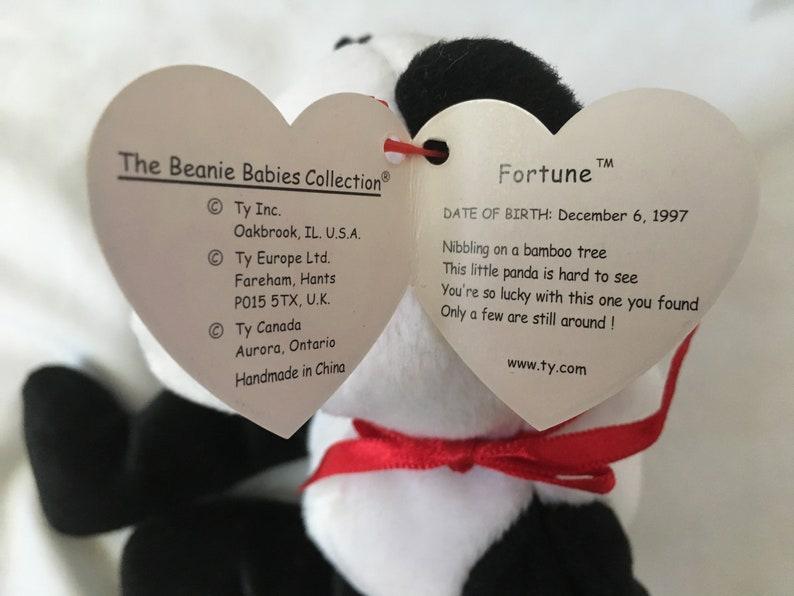 Fortune Beanie Baby Original RARE 1997 MINT Etsy