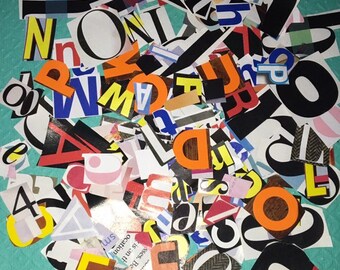 magazine letters etsy