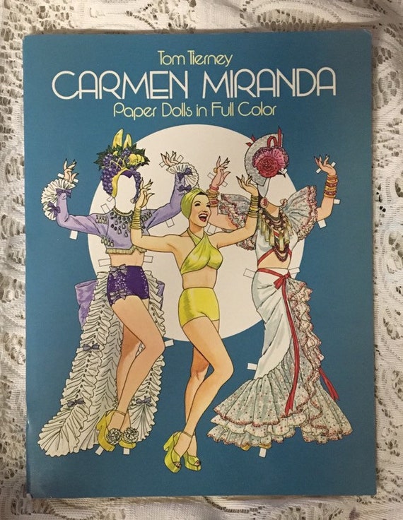 carmen miranda paper dolls