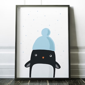 Pinguin Peppi Artprint Bild 1