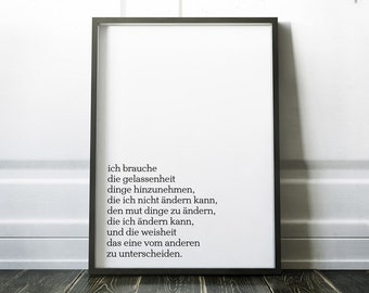 Gelassenheit \\ Artprint