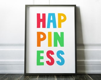 HAPPINESS \\ Artprint