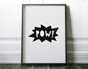 Pow! \ \ Artprint