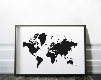 WorldMap \ \ Artprint