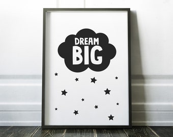 Dream Big Stars \\ Artprint