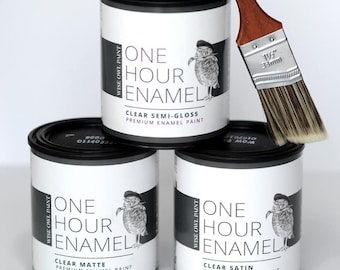 Wise Owl Clear One Hour Enamel Clear Top Coat Refinishing