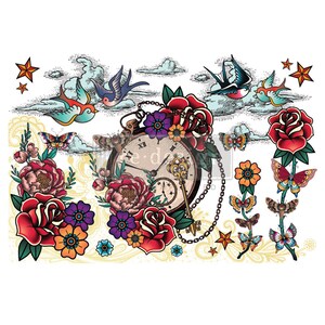 Inked Flash Decor Transfer | Rub-On Transfer | Redesign with Prima | 24&quot;X35&quot; | DIY Decor | Furniture Upcycling | CeCe Redesign