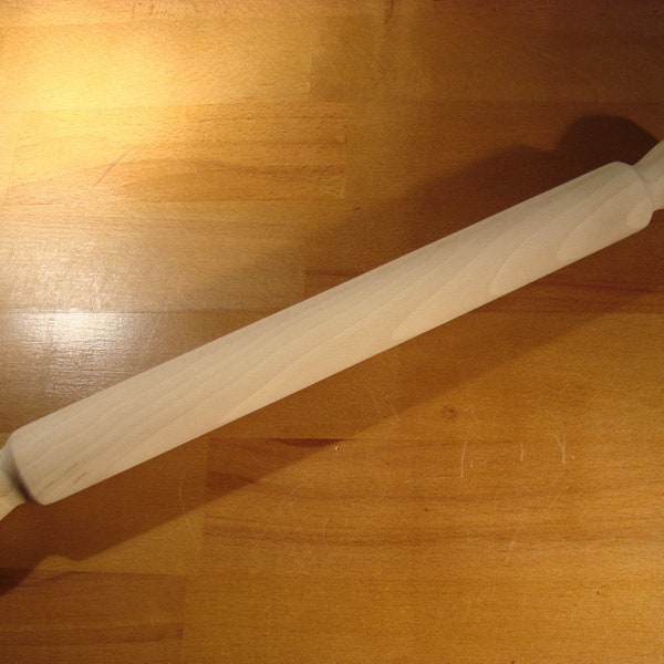 Teigroller Pizzarolle Nudelholz - Buchenholz 40 cm