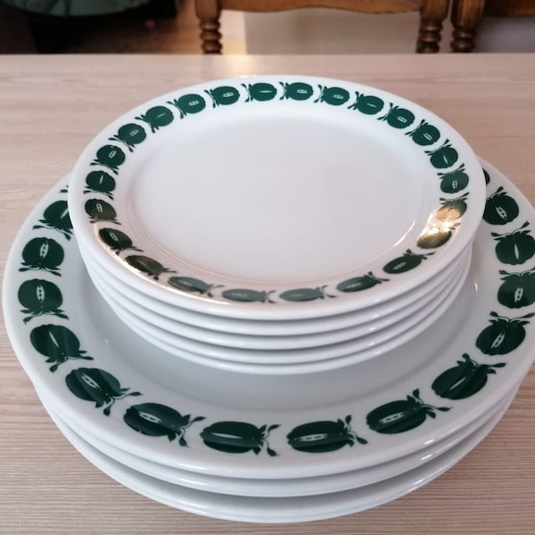 Vintage Porsgrund dinner/salad plates, different sizes available, made in Norway