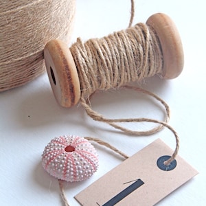 10m Juteschnur 0,22Eur/m 3-5mm Flaxcord Jutekordel Natur braun ungebleicht JBR (6)