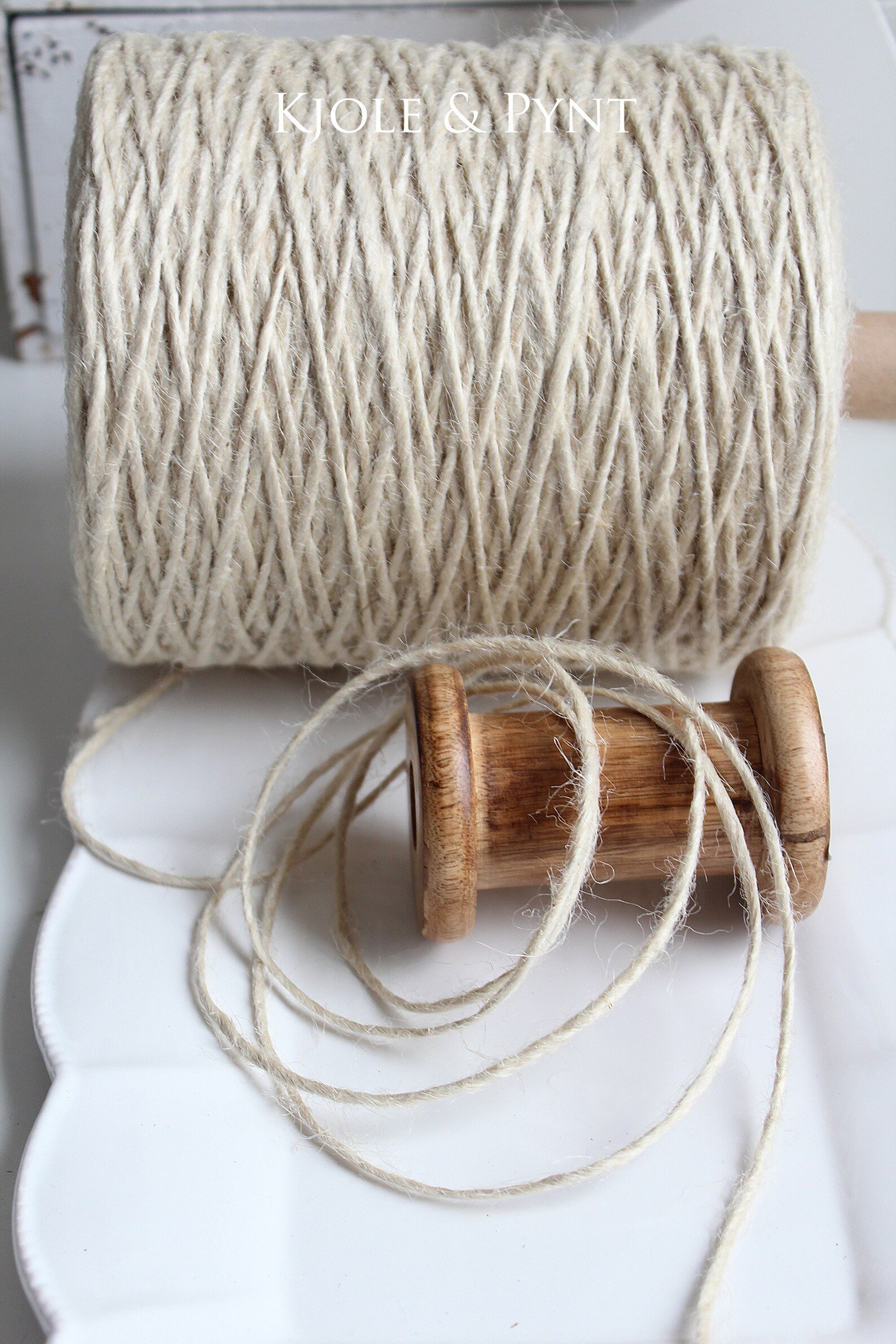 KINGLAKE 5mm 50m Juteseil, Tau Seil Strick Hanfseil Produktbild-Vorschau 4