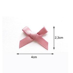 0,16Eur/St 10 Satinschleifen Schleifen 3cm dkl grün hunter Scrapbooking Basteln Dekoration DIY Nähen Quilt Schleifchen Bild 4