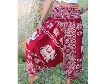 Haremshose Pluderhose Hippiehose Baggystyle Größe S / M