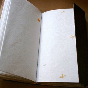 Notizbuch / Tagebuch mit Ledereinband 23x14cm Bild 8