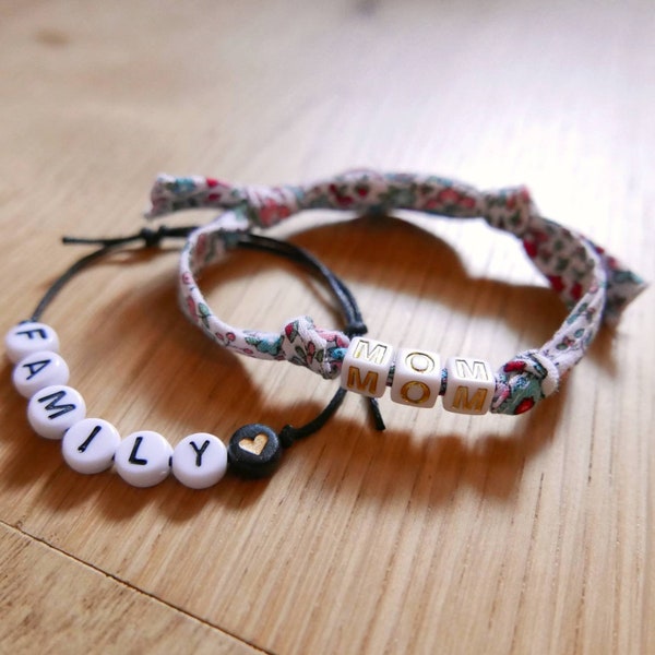 Bracelet alphabet - liberty