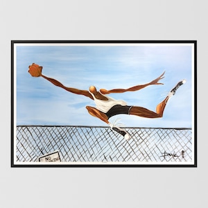 No Dunking by Doyle, Art Poster Print for Wall, Home Decor by US Art Frames