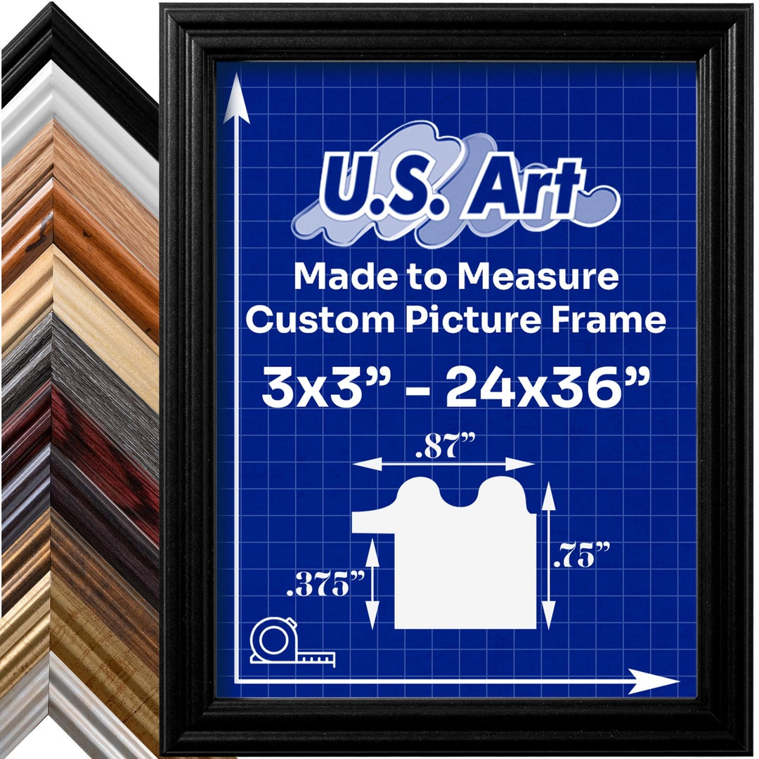 Made to Measure Frame Custom Frame Solid Wood Custom Size Frame for ...