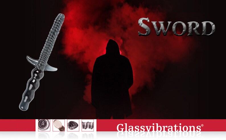 GLASSVIBRATIONS Glasdildo Sword Bild 7