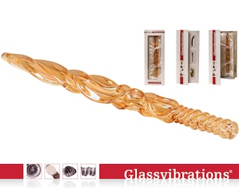 GLASSVIBRATIONS Glasdildo The Golden Series Ruler