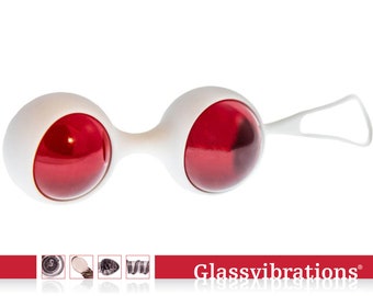 GLASSVIBRATIONS love balls intense red/white
