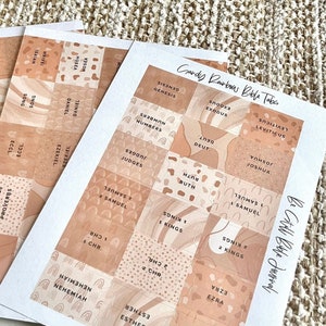 LAMINATED Sandy Rainbow Bible Tabs | Neutral Bible Tabs | Laminated Bible Tabs | Colorful Bible Tabs | Pretty Bible Labels