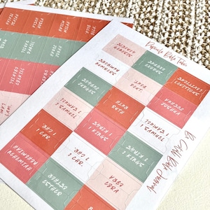 Onglets bibliques en popsicle plastifié | Onglets bibliques neutres | Onglets bibliques adhésifs laminés | Onglets bibliques colorés | Onglets bibliques de couleur unie