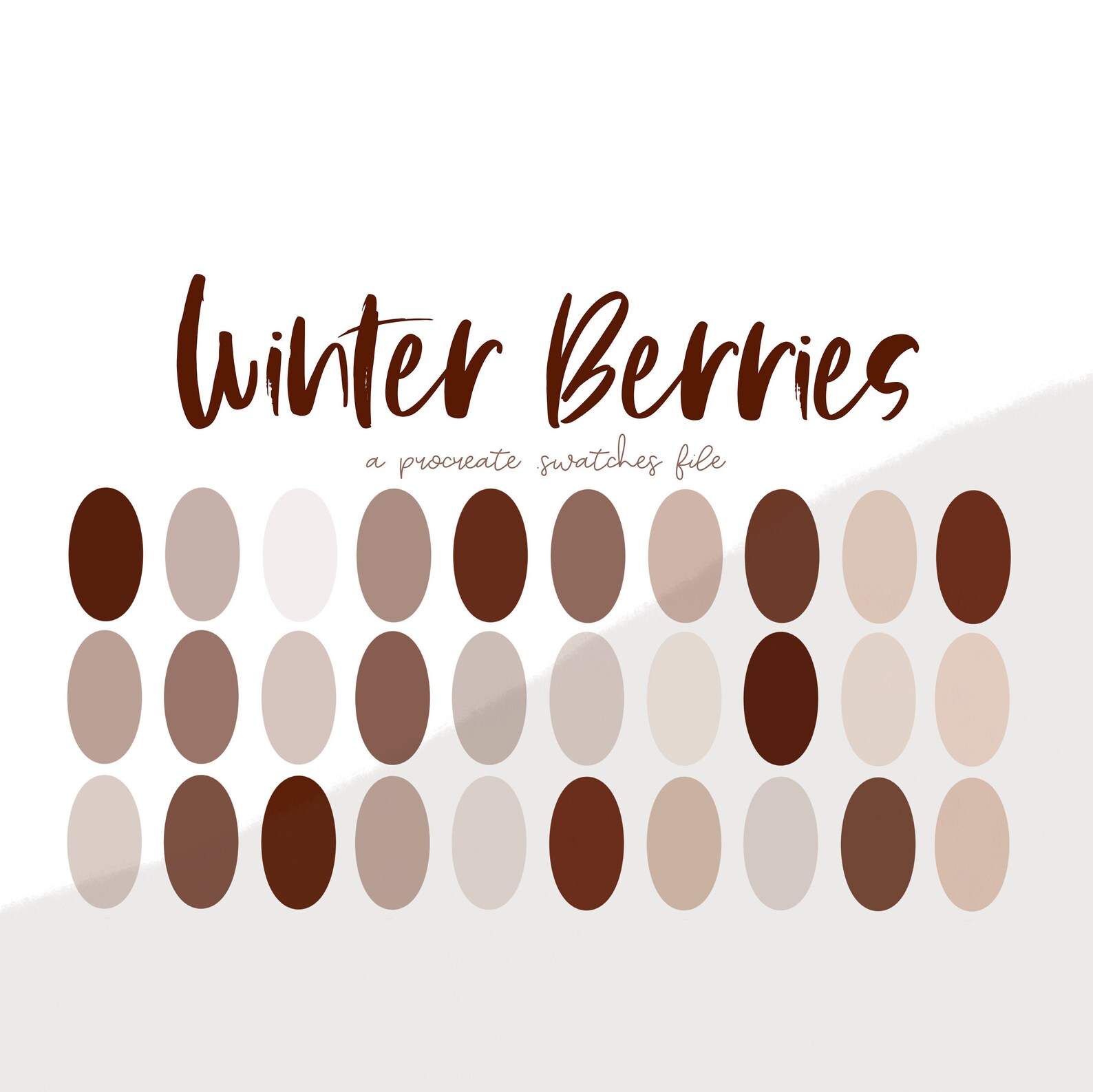 Winter Berries Color Palette Cool Toned Color Palette Etsy