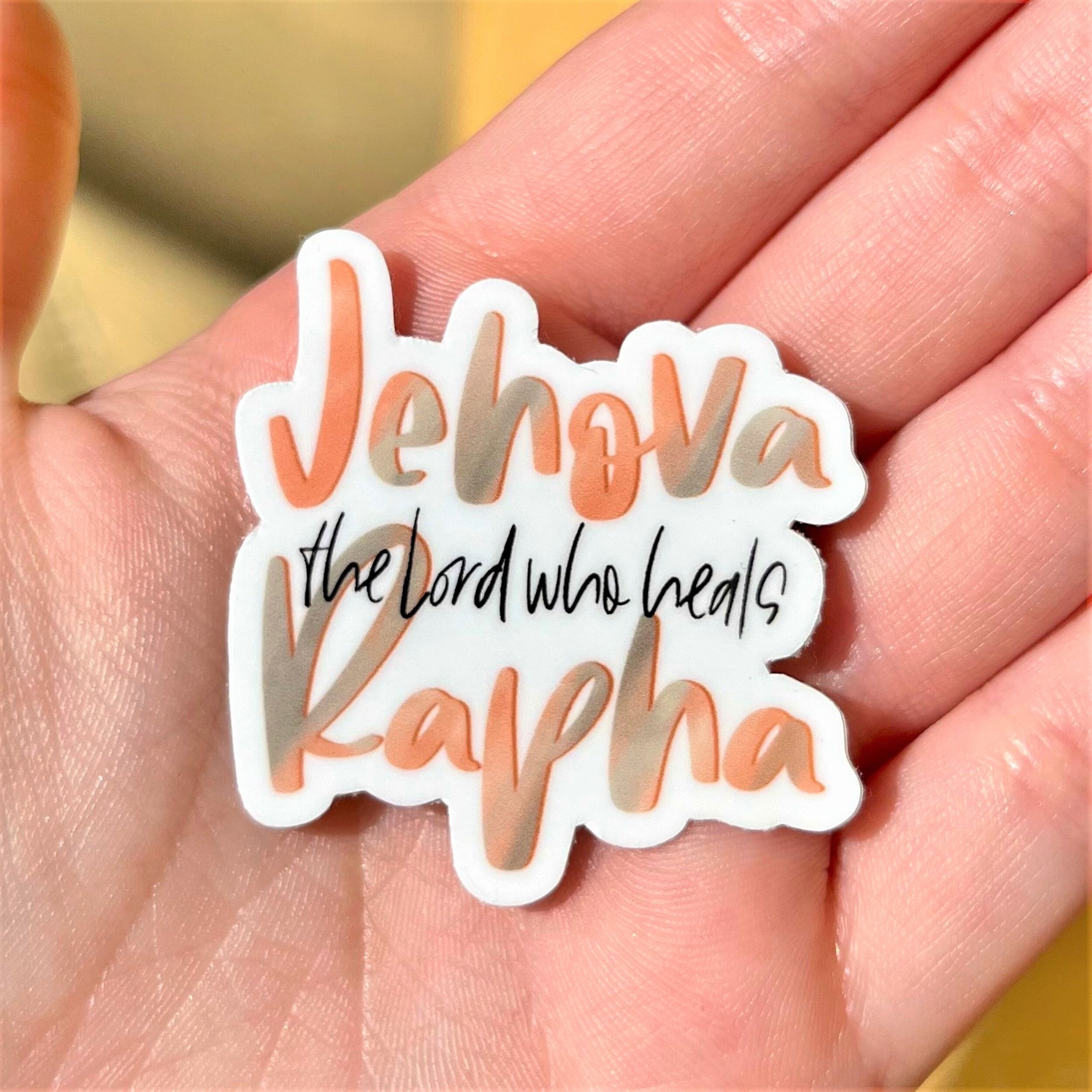Jehova Rapha Sticker Names of God Christian Sticker - Etsy