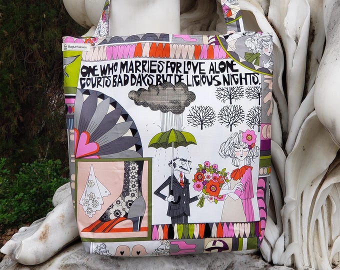 Seasons of Love bag.  You always hold my heart. Together, here and now.