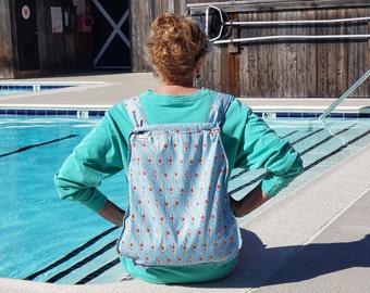 The Swimmer's Minimalistic Bag. The perfect tote and backpack for water enthusiasts.