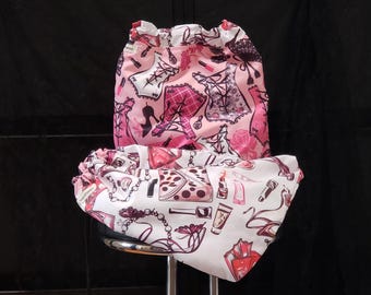 Lingerie, laundry, and travel bag. Romantique. Sophisticated design.
