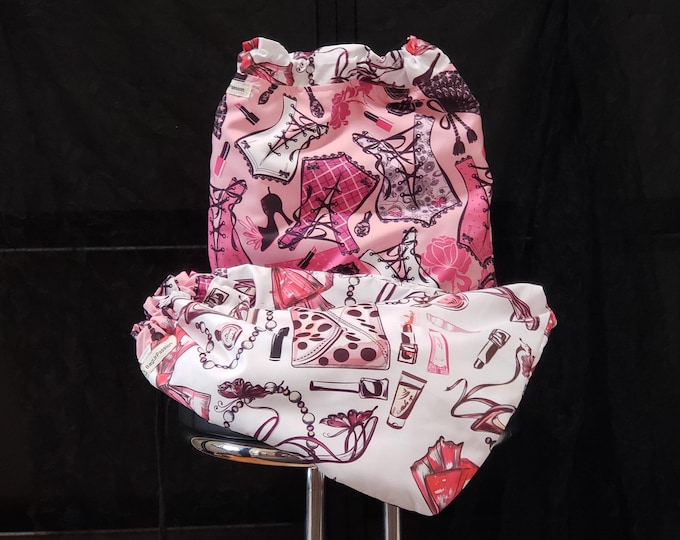 Lingerie, laundry, and travel bag. Romantique. Sophisticated design.